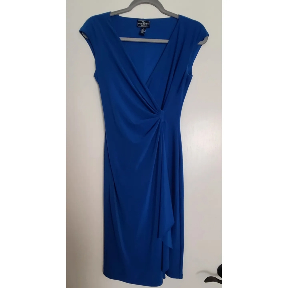 American Living blue pullover dress